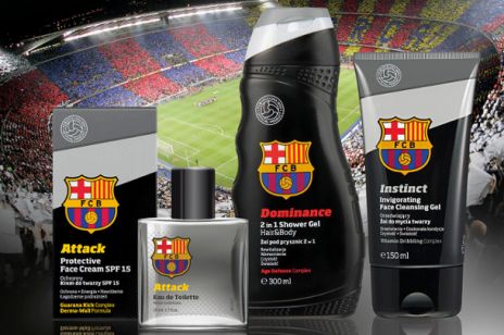 Kosmetyki męskie na licencji klubu FC Barcelona od Cederroth Polska