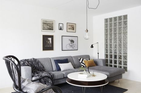 Małe mieszkanie w skandynawskim stylu