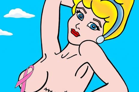 Kopciuszek po mastektomii. Włoski artysta rozebrał księżniczki Disneya, by zwrócić uwagę na ważny problem