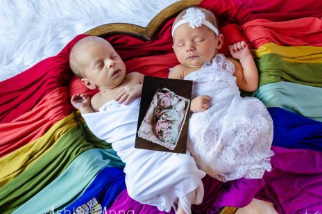Fotografka wykonała niesamowicie wzruszające zdjęcie: tak uczciła śmierć swojej córeczki i narodziny bliźniaków