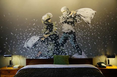 Banksy hotel w Betlejem
