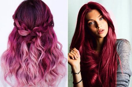 Pagenta - trend w koloryzacji włosów