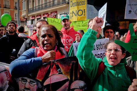 Strajk kobiet w Madrycie