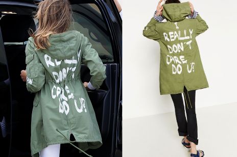 Melania Trump: kurtka z napisem "Mnie to nie obchodzi"
