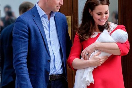 Księżna Kate i książę William z synem Louisem