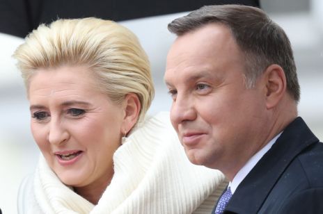 Agata Duda i Andrzej Duda w Berlinie