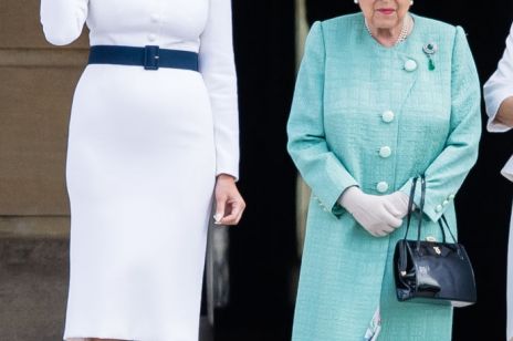 Melania Trump i Królowa Elżbieta II