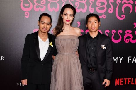 Angelina Jolie z rodziną