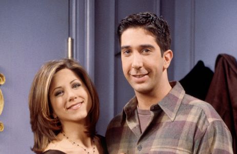 Jennifer Aniston i David Shwimmer, czyli Rachel i Ross z serialu "Przyjaciele"