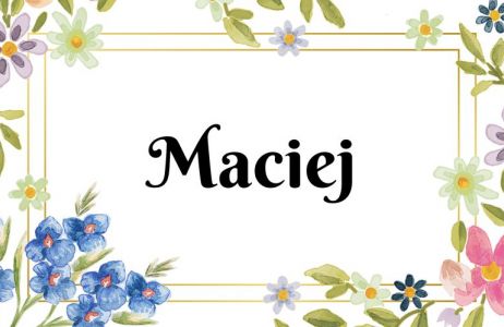 Imię Maciej
