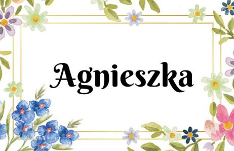 Kartka z kalendarza Agnieszka
