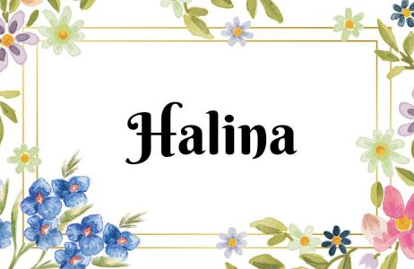 Kartka z kalendarza Halina