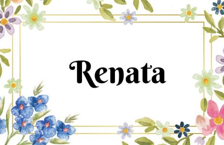 Kartka z kalendarza Renata