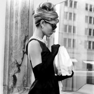 Audrey Hepburn w " Śniadaniu u Tiffany'ego"