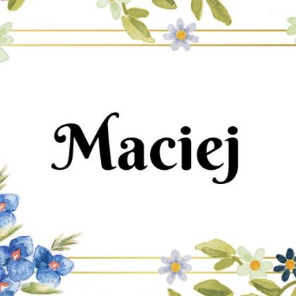 Imię Maciej