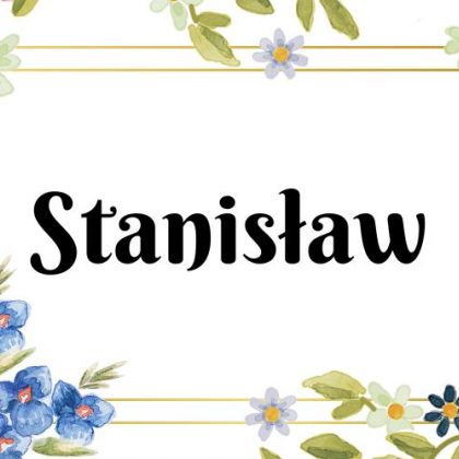 Imię Stanisław