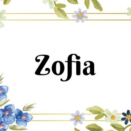 Imię Zofia