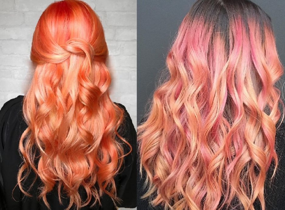 Pomarańczowe włosy to tak naprawdę różne odcienie czerwieni, złota i różu.