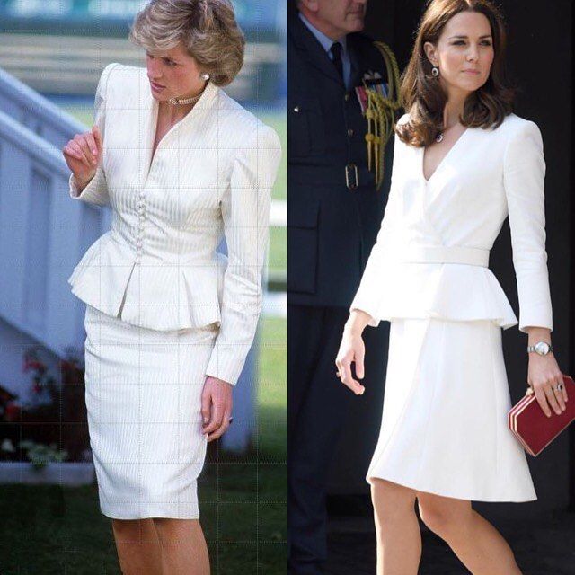 Księżna Kate i Księżna Diana