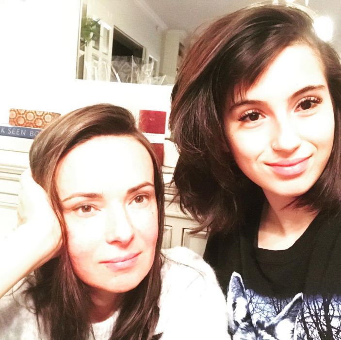 Kasia Kowalska z córką Olą