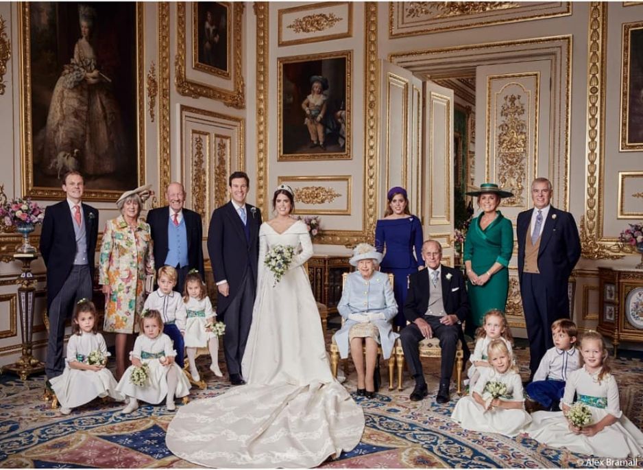 Oficjalne zdjęcia ślubne księżniczki Eugenii