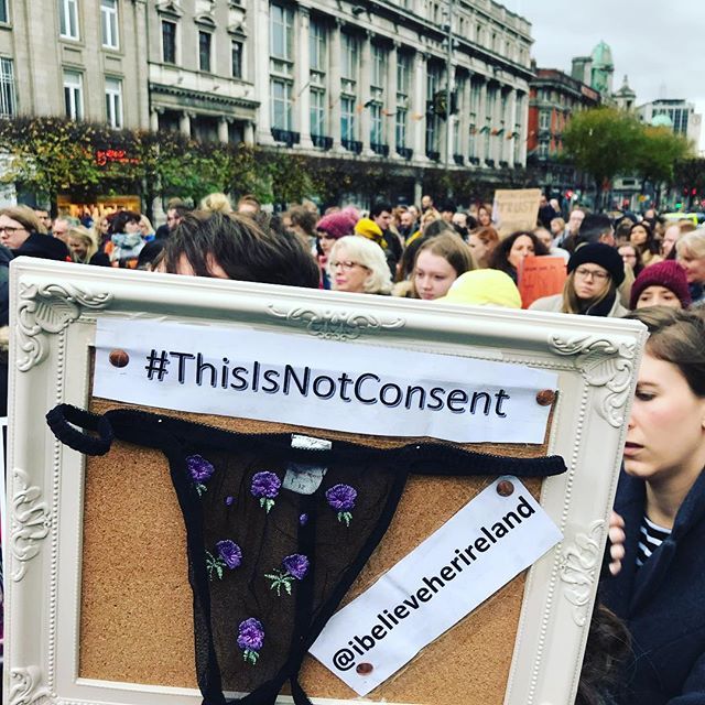 Protest kobiet w Irlandii