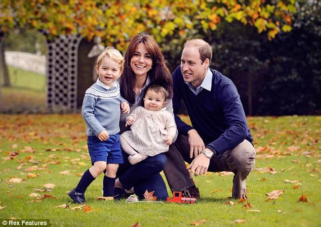 Księżna Kate i książę William z dziećmi 2016