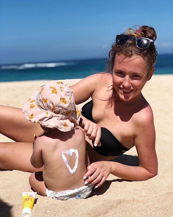 Olga Frycz z córką na wakacjach na Bali