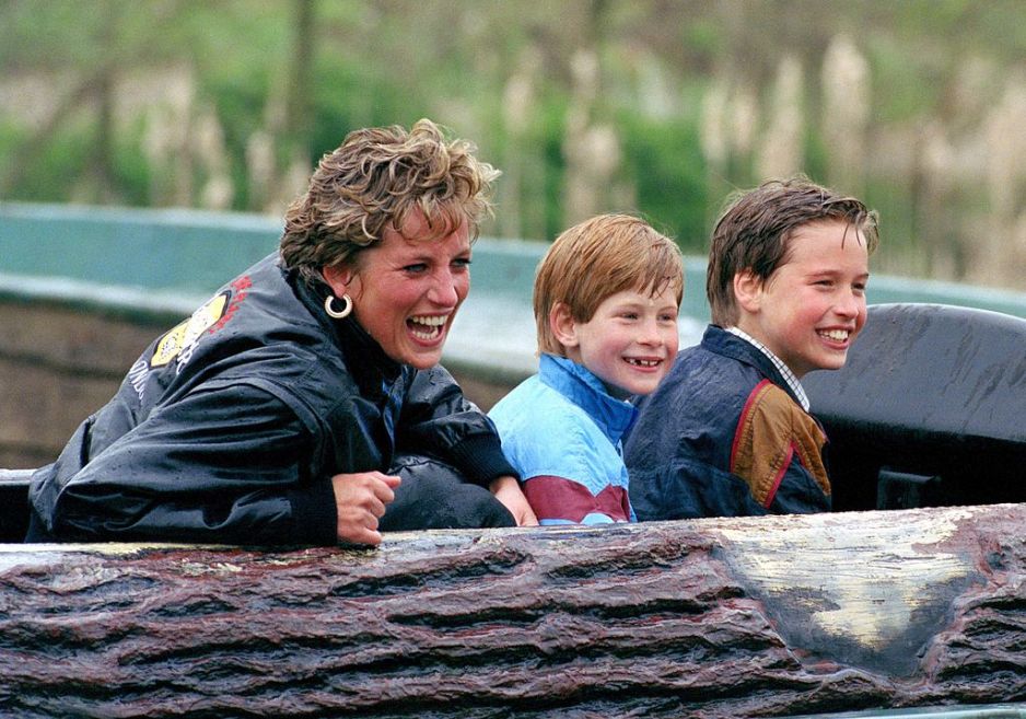 Księżna Diana z synami
