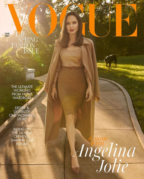 Angelina Jolie w marcowym wydaniu Vogue UK o prawach człowieka i starzeniu się