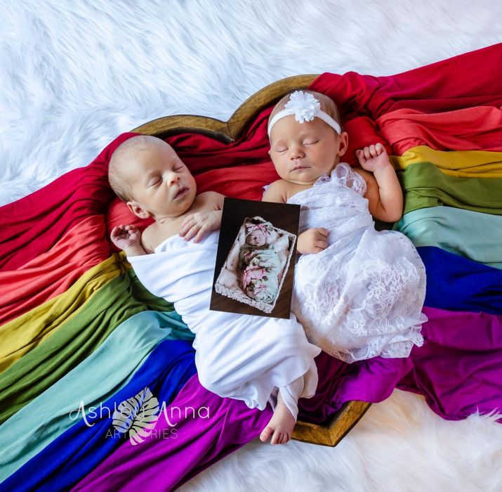 Fotografka wykonała niesamowicie wzruszające zdjęcie: tak uczciła śmierć swojej córeczki i narodziny bliźniaków