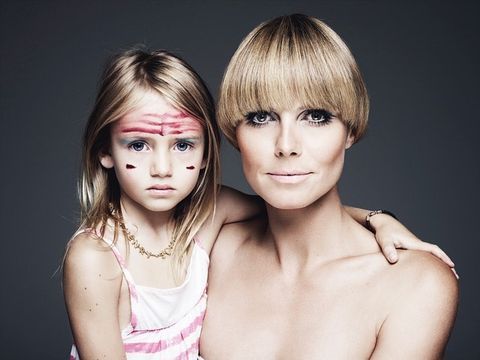 Heidi Klum z córką Leni