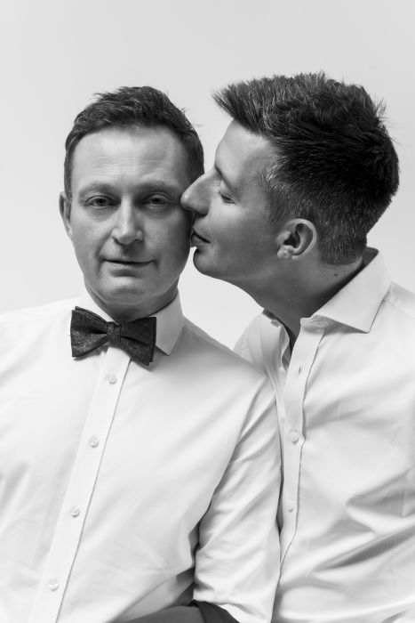 Znane pary jednopłciowe w sesji "Homosexual weddings"
