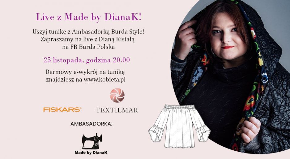 Uszyj tunikę z naszą ambasadorką Made By DianaK