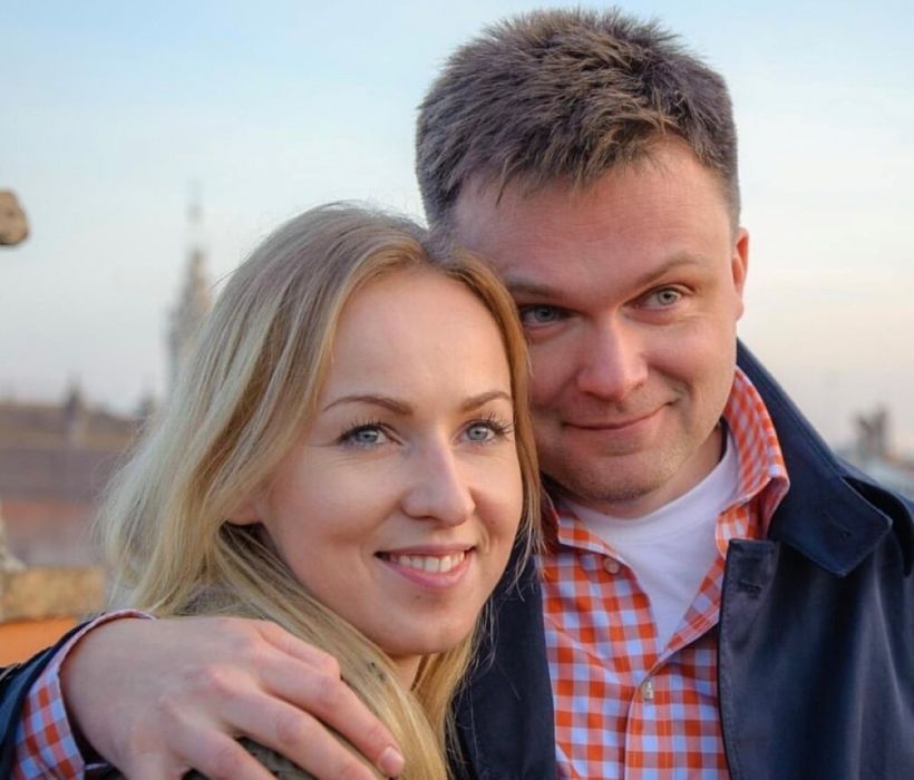 Szymon Hołownia i jego żona