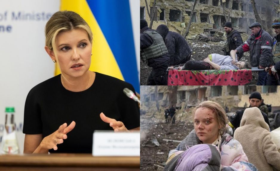 Ołena Zełenska: "Nie przyzwyczajcie się do wojny. Wojna na Ukrainie to wojna na progu Twojego domu"