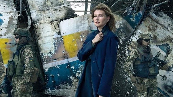 Ołena Zełenska na okładce "Vouge'a". Te zdjęcia przejdą do historii. "Każda z was, koleżanki Ukrainki, jest teraz twarzą naszego kraju"