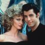 John Travolta i Olivia Newton-John jako Danny i Sandy w "Grease"
