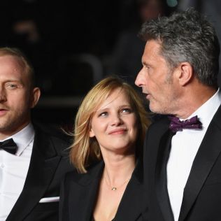 Joanna Kulig, Borys Szyc i Paweł Pawlikowski w Cannes