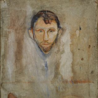 Stanisław Przybyszewski na obrazie Edwarda Muncha (1894)