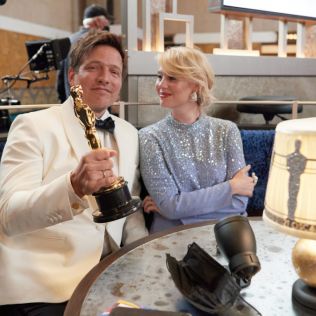 Thomas Vinterberg i Helene Reingaard Neumann na Oscarach 2021