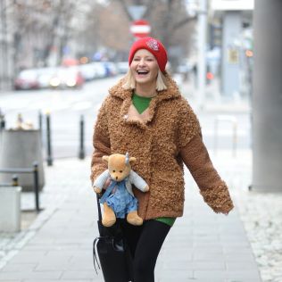 Małgorzata Kożuchowska w najwygodniejszej stylizacji tej zimy