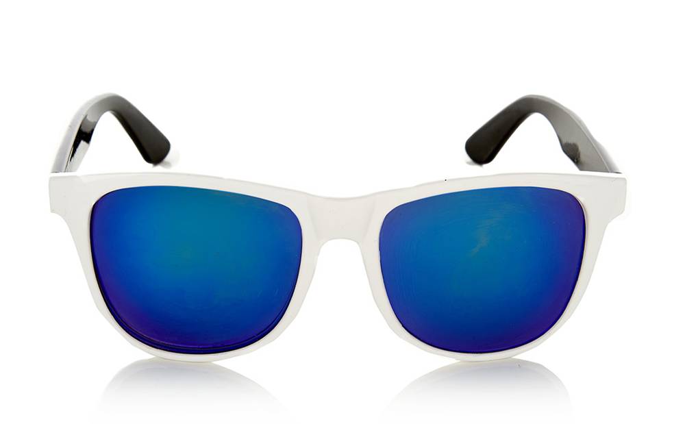 NEW_LOOK_SS14_BLACK_AND_WHITE_BLUE_LENSE_SUNGLASSES_499_699