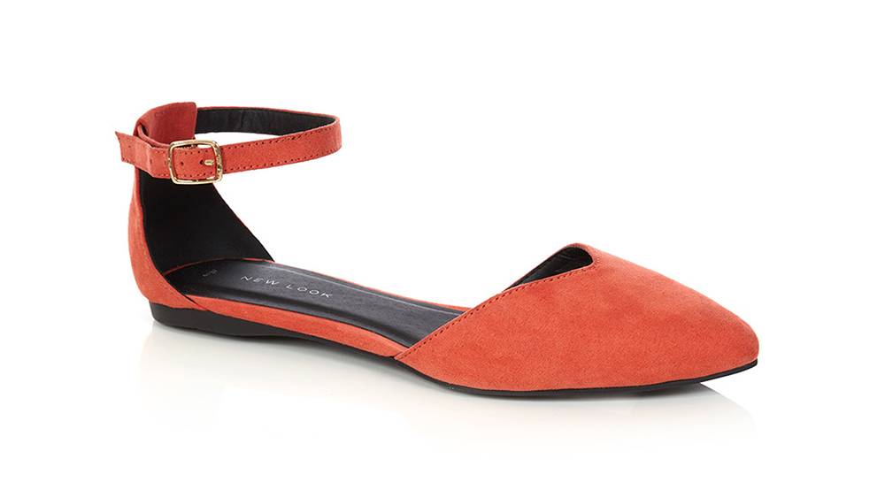 NEW_LOOK_SS14_ORANGE_POINTED_FLATS_1599_1999