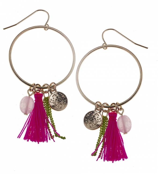 SS15_CLAIRES_neon_pink_and_green_tassel_hoop_earrings_550gbp_699eur_1190chf_2790pln_925usd-59225
