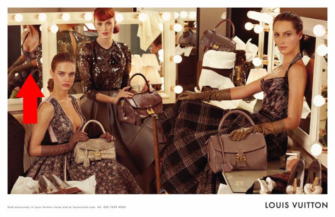 Tajemnicze odbicie w lustrze w reklamie Louis Vuitton