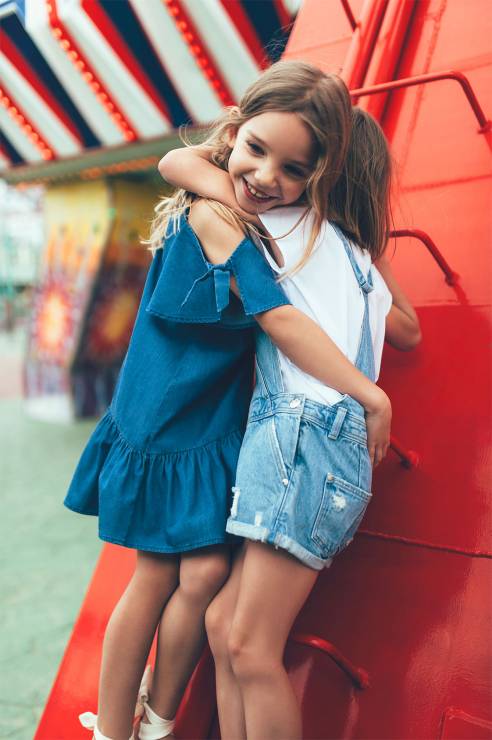 Dzieci Kaszki z mlekiem w kampanii Zara Kids lato 2017