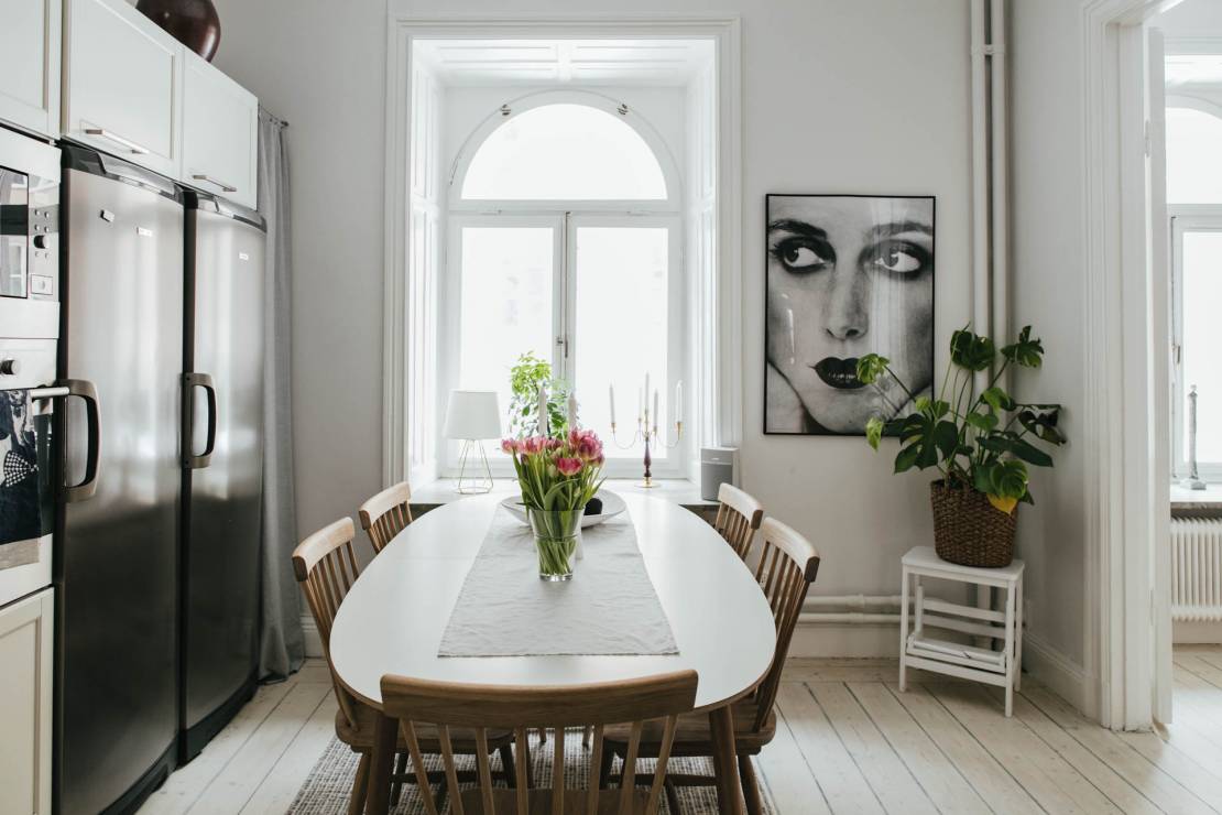 Mieszkanie w Sztokholmie skandynawski styl wnętrz