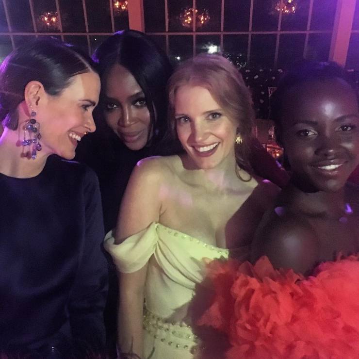 Naomi Campbell, Jessica Chastain
