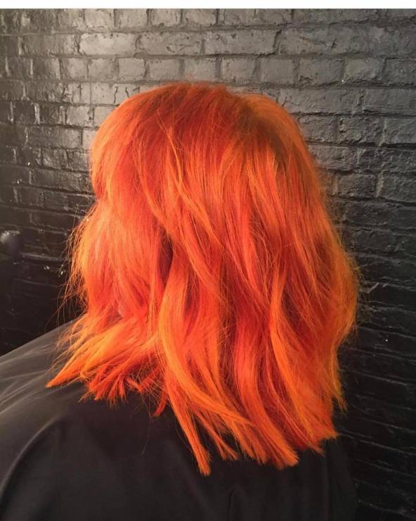Pomarańczowe włosy